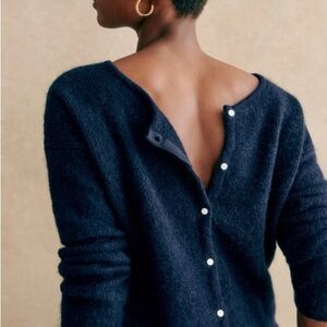 Sezane Black Gaspard Cardigan